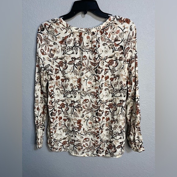 Lucky Brand - Boho Floral Tasseled Top NWOT - Picture 9 of 9